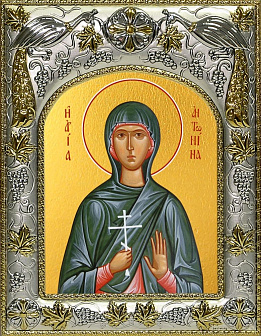 Икона складень Антонина Никейская и Ангел Хранитель 030