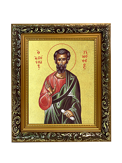 Икона "Тимофей", св. апостол, с золочением поталью, 09103-УЛ