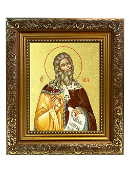 Икона "Илия Пророк Фесвитянин", св., с золочением поталью, 09И8-УЛ Икона "Илия Пророк Фесвитянин", св., с золочением поталью, 09И8-УЛ