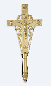 Крест напрестольный №11 золочение