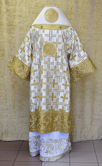 Облачение архиерейское №097 шелк натуральный вышитый галун а/м