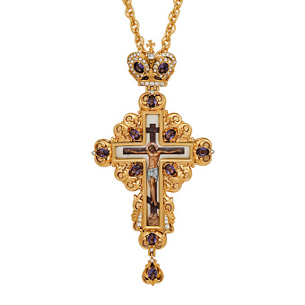 Крест наперсный №153 / золочение Крест наперсный №153 / золочение