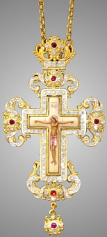 Крест наперсный №160 / золочение / серебро (УИН)