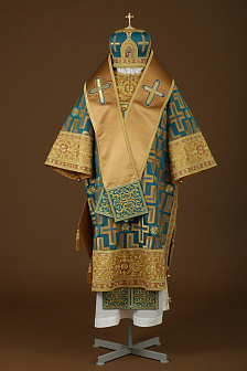 Облачение архиерейское №83 шёлк-вискоза вышивка а/м