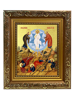 Икона "Преображения Господня" с золочением поталью, 05207-УЛ Икона "Преображения Господня" с золочением поталью, 05207-УЛ