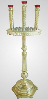 Подсвечник №18 на 46 свечей лак Подсвечник №18 на 46 свечей лак