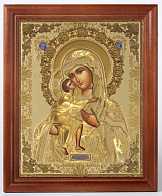 Икона в деревянной рамке 24х30 конгрев Феодоровская БМ 2