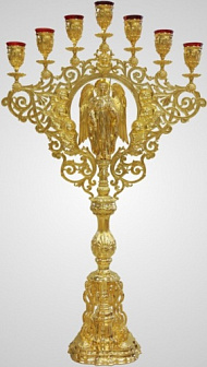 Семисвечник запрестольный №9 золочение