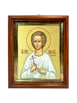 Икона "Артемий Веркольский", св. прав., с золочением поталью, 09А9-УЛ Икона "Артемий Веркольский", св. прав., с золочением поталью, 09А9-УЛ