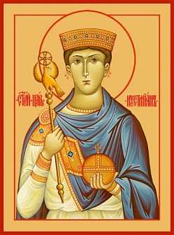 Иустиниан царь, икона