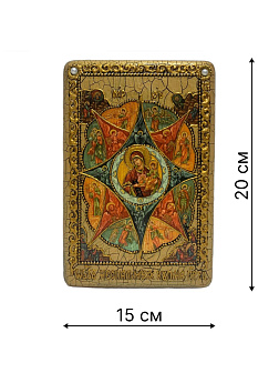 Икона ''Богородица Неопалимая Купина'' ручной работы