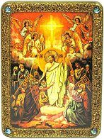 Икона ''Воскресение Христово'' из дуба