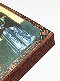 Икона под старину Преподобные Андроник и жена его Афанасия