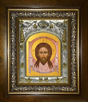 Икона Спас Нерукотворный, в деревяном киоте