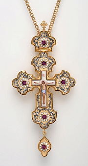 Крест наперсный №89 / золочение, серебрение Крест наперсный №89 / золочение, серебрение