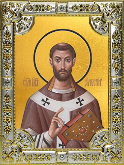 Икона АВГУСТИН Аврелий, Епископ Иппонийский, Блаженный (СЕРЕБРЯНАЯ РИЗА)