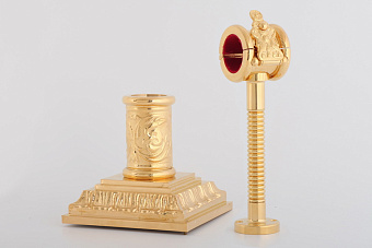 Подставка под хоругви №2 литая золочение без каркаса