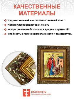 Икона "Татьяна", св. мц., с золочением поталью, 10052-УЛ