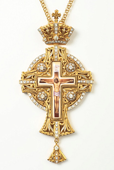 Крест наперсный №101 / золочение / серебро (УИН)
