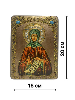 Икона ''Светлана мученица'' ручной работы из дуба