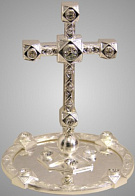 Крест на митру №10 серебро