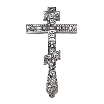 Крест напрестольный гальванопластика малый / серебрение