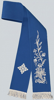 Закладка в Евангелие шелк вышитая Закладка в Евангелие шелк вышитая