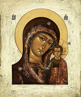 Икона Богородица Казанская