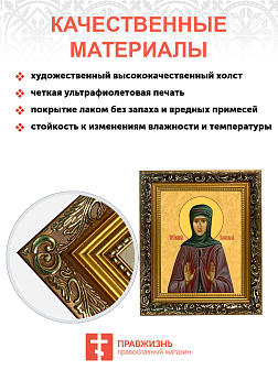 Образ святой Мелании Римляныни, Вифлеемской и Палестинской преподобной, 10М1 Образ святой Мелании Римляныни, Вифлеемской и Палестинской преподобной, 10М1