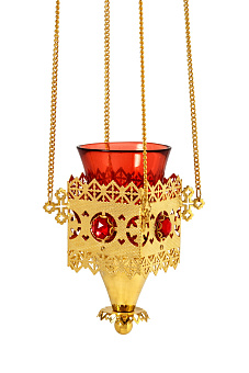 Лампада подвесная №66 золочение