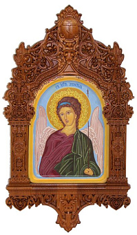 Рукописная икона ''Ангел Хранитель'' на кипарисе Рукописная икона ''Ангел Хранитель'' на кипарисе