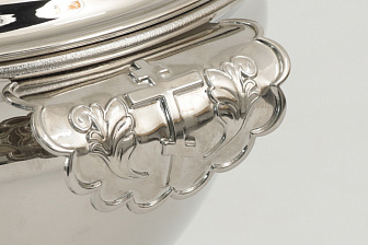 Чаша водосвятная большая никелирование