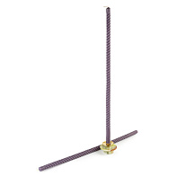 Свеча формовая Витая (40см, 7ч), ФИОЛЕТОВАЯ Свеча формовая Витая (40см, 7ч), ФИОЛЕТОВАЯ