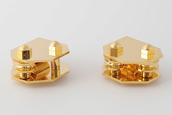 Завеса на царские врата с трубой золочение