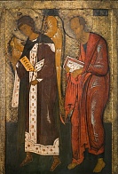 Павел апостол и Гавриил архангел, деисус икона