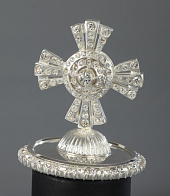 Крест на митру № 9 серебро