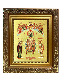 Икона сюжетная "София - Премудрость Божия" с золочением поталью, 07008-УЛ