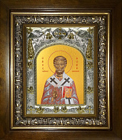 Икона Фавий, в деревяном киоте Икона Фавий, в деревяном киоте