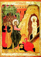 Икона Воскрешение Лазаря Икона Воскрешение Лазаря