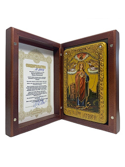 Икона Великомученица Варвара ручной работы