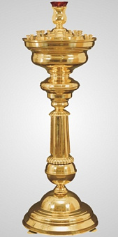 Подсвечник №19 на 36 свечей лак