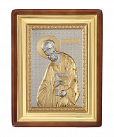 Икона живописная в киоте 13х18 масло, риза №282, киот №1 Апостол Павел