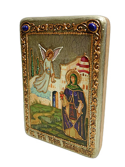 Икона ''Святая преподобная Ирина Каппадокийская (Хрисоволанта)''