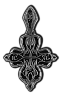 Крестик из серебра "Процветший крест"