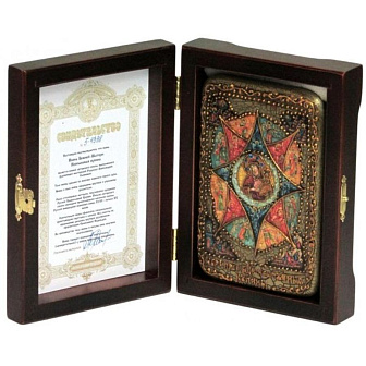 Икона ''Богородица Неопалимая Купина'' ручной работы