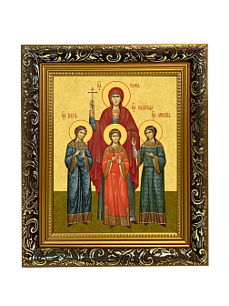 Образ святых Веры, Надежды, Любови и матери их Софии, мученицы, 10В1