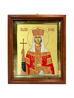 Икона "Елена", св. равноап. царица, с золочением поталью, 10016-УЛ