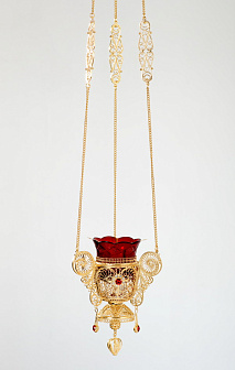 Лампада филигранная №25 / золочение