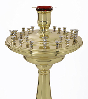 Подсвечник №46 на 24 свечи лак