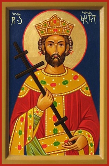 Равноапостольный Константин Великий, икона
